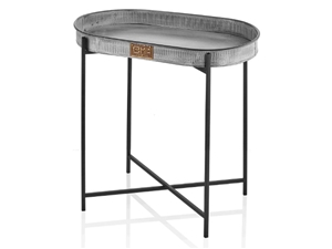 Stone Series Oval Side Table