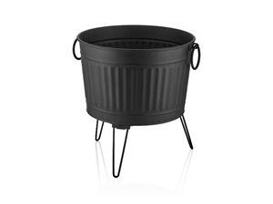 Foldable Black Plant Pot - 45 cm (H) x 35 cm (Dia)