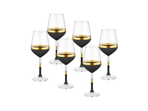 Glow Series Wine Glasses, Set of 6 (Available on 20/10/23)