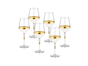 Snow Series Wine Glasses, Set of 6