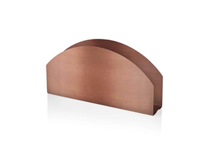 Copper Napkin Holder - 8 cm (H) x 16 cm (W) x 2 cm (D)