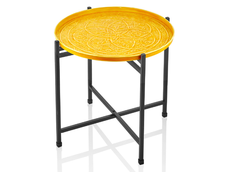 Duggal Series Mustard Yellow Side Table