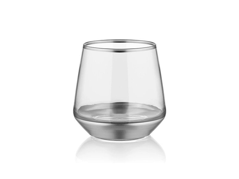 Glam Series Tumblers, Set of 6 - Silver
