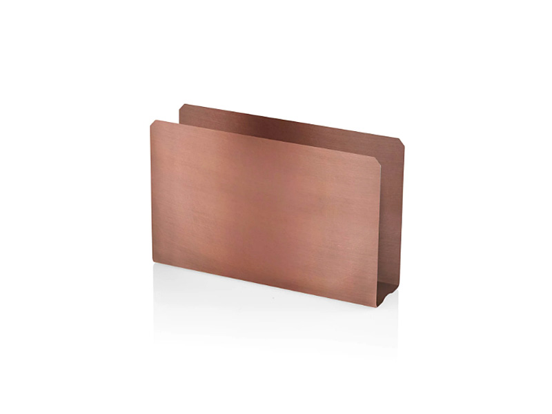 Copper Napkin Holder - 8 cm (H) x 13 cm (W) x 2 cm (D)
