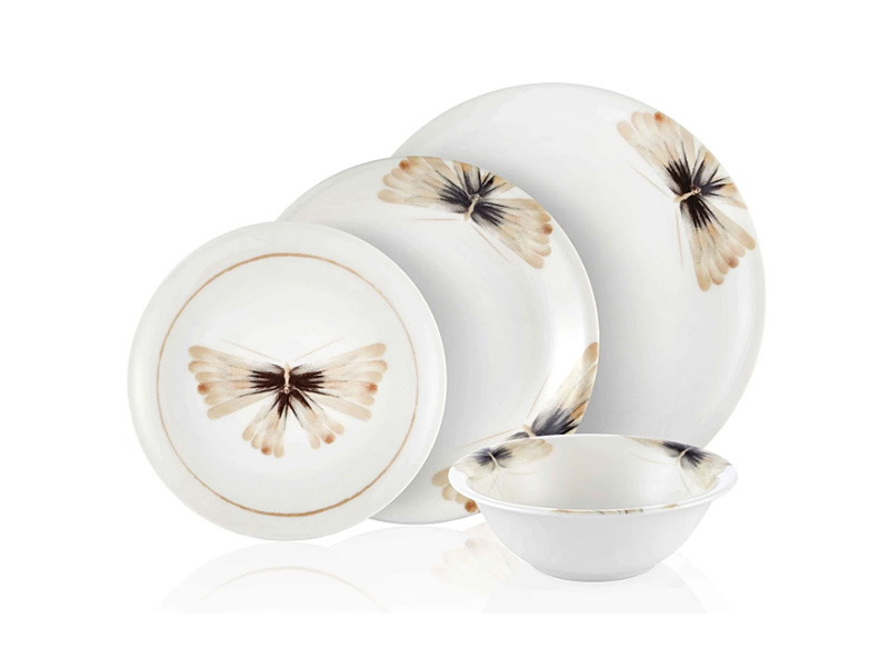 Dreamy Series 24-Piece Porcelain Dinner Set