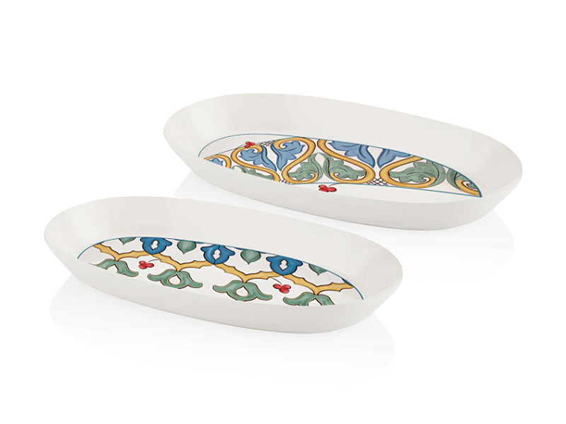 Limoncello Series Oval Platters, Set of 2